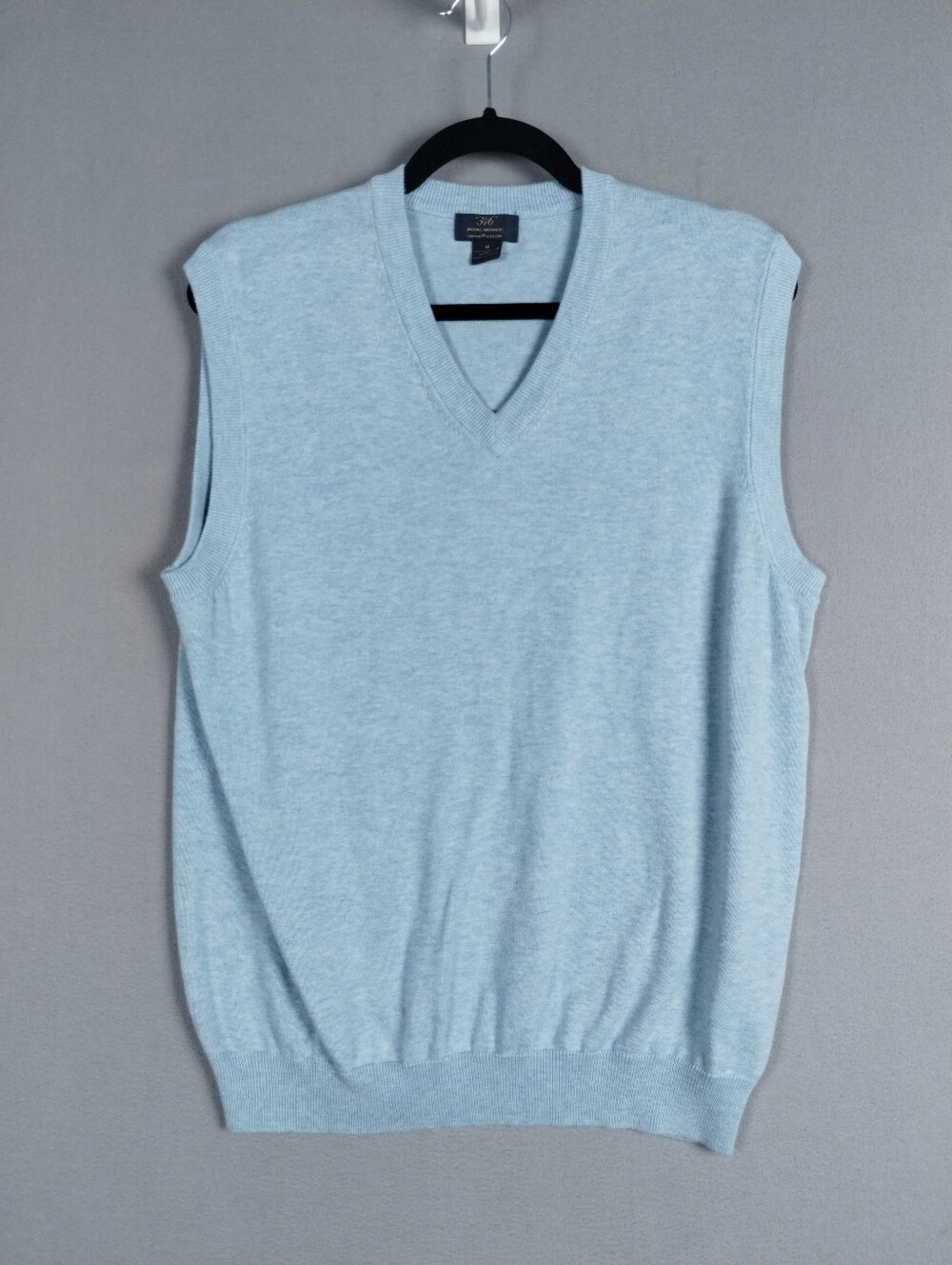 Brooks Brothers Vest Light Blue Supima Cotton Preppy Collegiate Academia Size M